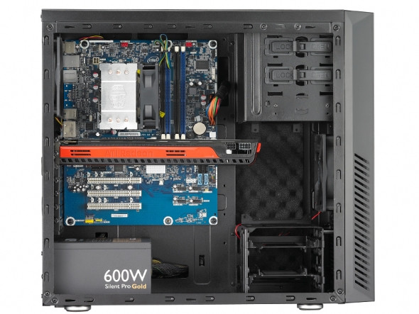 Cooler Master Silencio 550 táp nélküli fekete ATX ház (RC-550-KKN1) PC