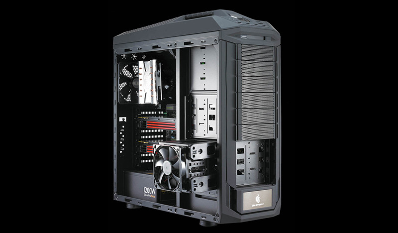 Cooler Master CM Storm Trooper táp nélküli fekete ATX torony ház PC