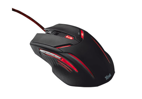 Trust 19509 GXT 152 Illuminated fekete vezetékes gamer egér PC