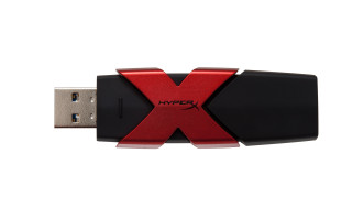 Kingston 128GB USB3.1 HyperX Savage Fekete-Piros (HXS3/128GB) Flash Drive PC