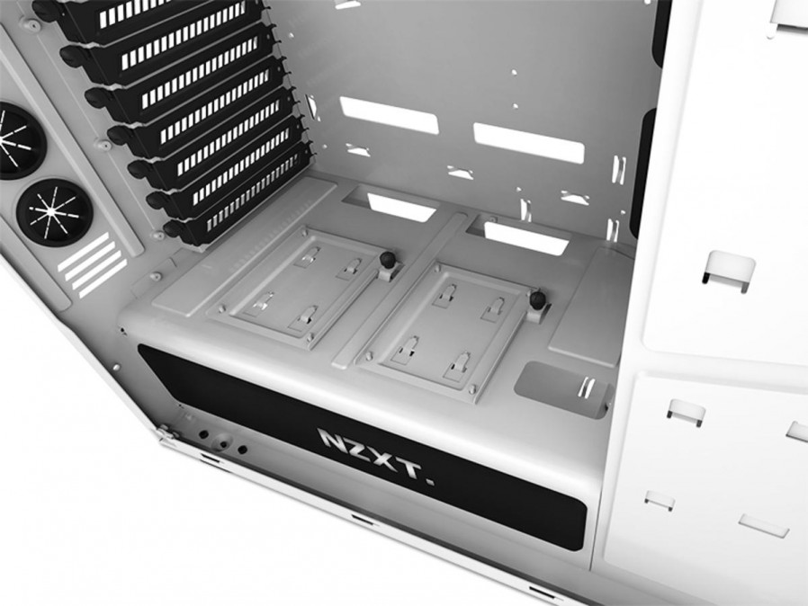 NZXT H440 Mid Tower -Fehér-Fekete (Táp nélküli) ablakos ATX ház PC