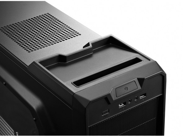 Cooler Master K380 táp nélküli fekete ATX ház PC