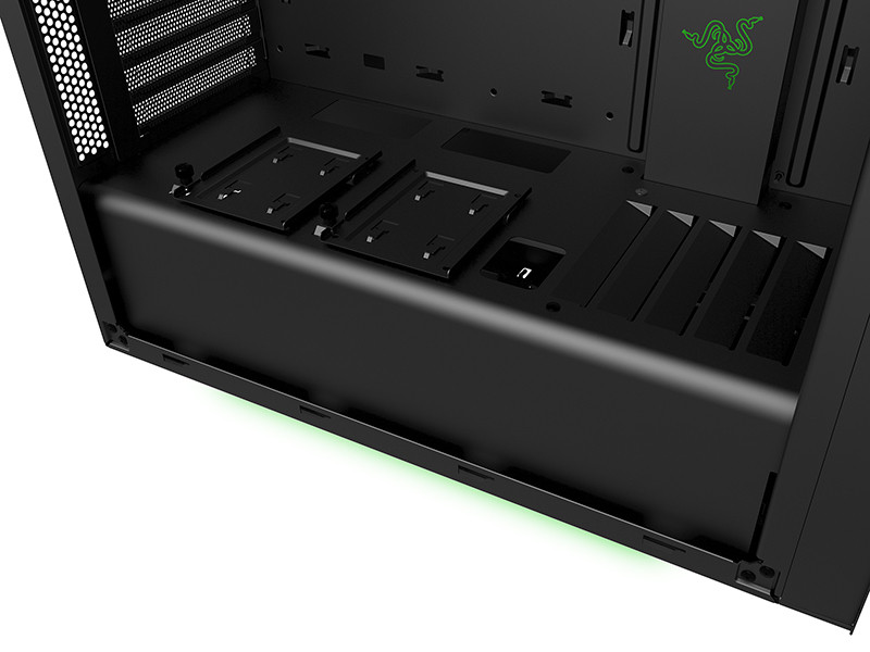 NZXT Source 340 Special Edition (Fekete/Zöld) (Táp nélküli) ATX ház (CA-S340W-TH PC