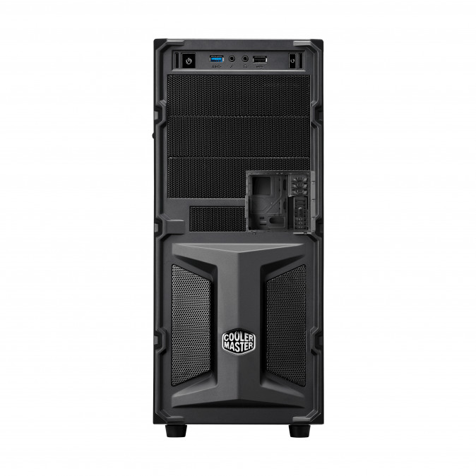 Cooler Master Elite Knight 350 táp nélküli fekete ATX ház PC