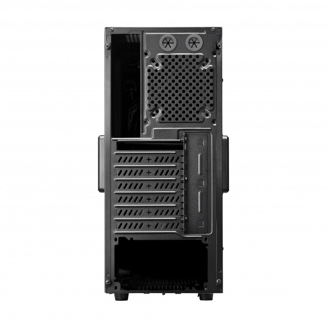 Cooler Master Elite Knight 350 táp nélküli fekete ATX ház PC