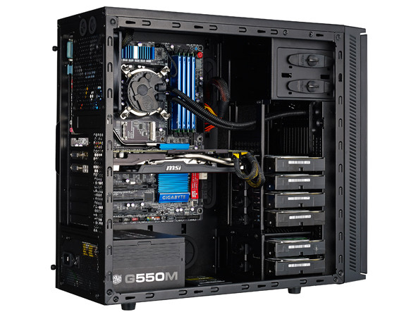 Cooler Master Silencio 452 táp nélküli fekete ATX ház PC