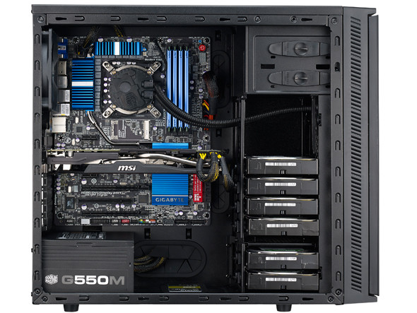 Cooler Master Silencio 452 táp nélküli fekete ATX ház PC