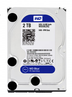 Western Digital Blue 2TB 3,5" SATA3 5400RPM 64MB (WD20EZRZ) PC