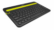 Logitech K480 Multi-device fekete Bluetooth US billentyűzet thumbnail