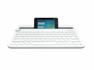 Logitech K480 Multi-device fehér Bluetooth US billentyűzet PC