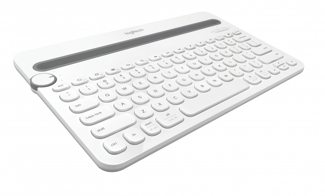 Logitech K480 Multi-device fehér Bluetooth US billentyűzet PC