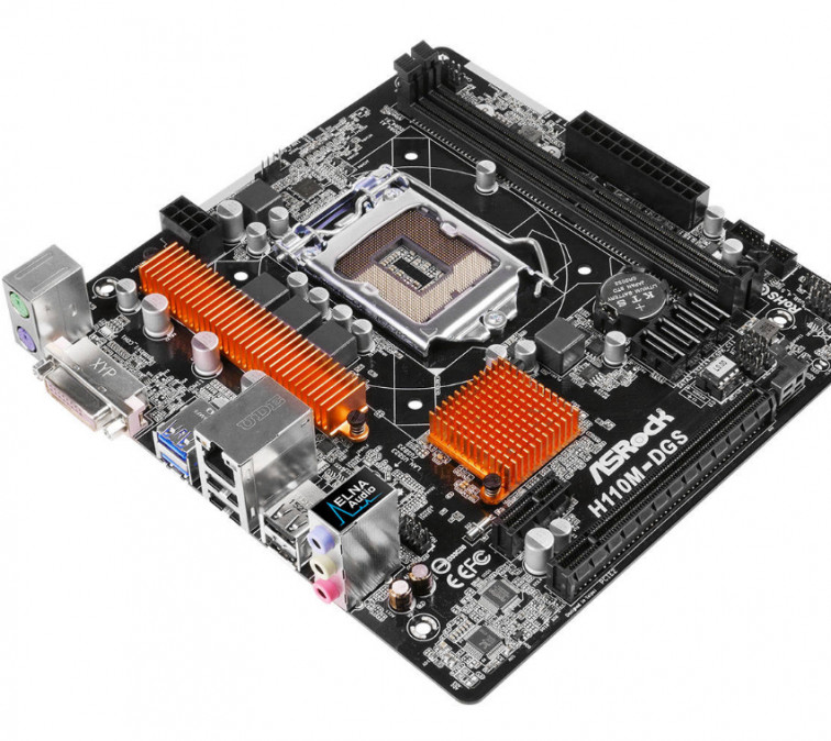 ASRock H110M-DGS Intel H110 LGA1151 mATX alaplap PC