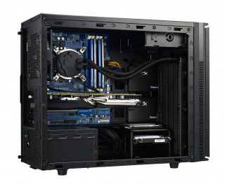 Cooler Master Silencio 352 táp nélküli fekete microATX ház PC