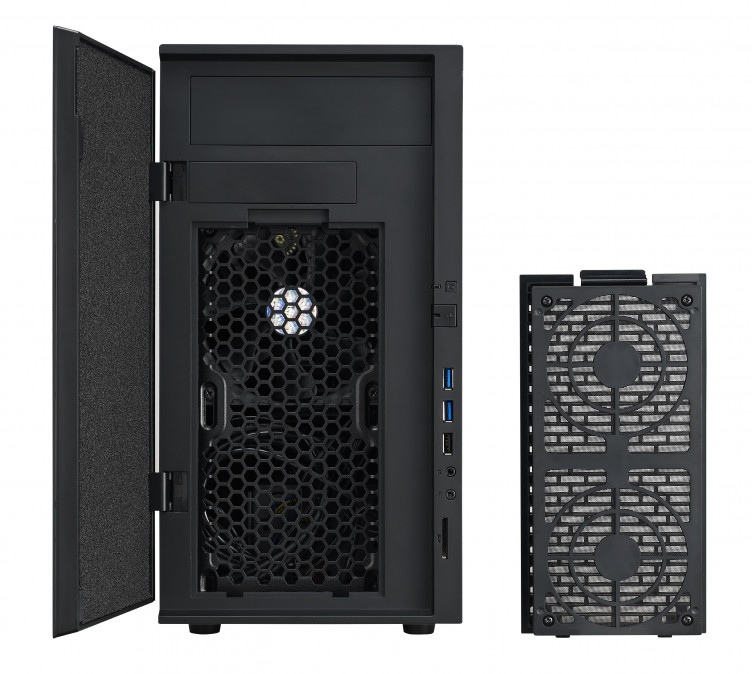 Cooler Master Silencio 352 táp nélküli fekete microATX ház PC