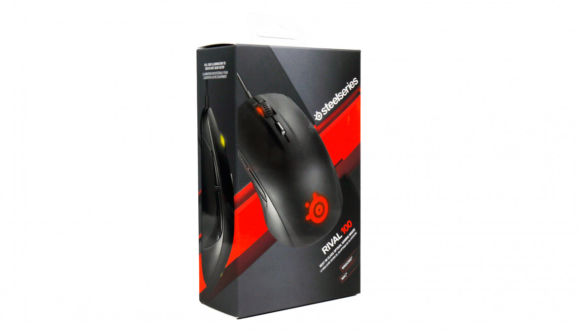 SteelSeries Rival 100 Fekete Optikai Gaming egér PC
