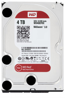 Western Digital Red 4TB 3,5" SATA3 7200RPM 64MB (WD40EFRX) PC