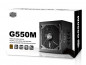 Cooler Master G550M 550W PFC 12 cm ventillátorral dobozos tápegység thumbnail