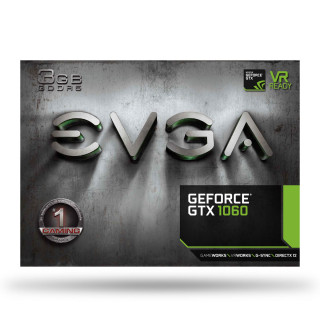 EVGA GeForce GTX1060 3GB GDDR5 Gaming 03G-P4-6160-KR PC