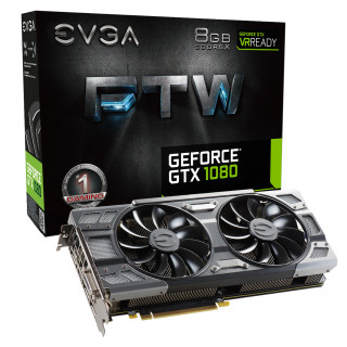 EVGA GeForce GTX1080 8GB GDDR5X FTW GAMING ACX 3.0 08G-P4-6286-KR PC