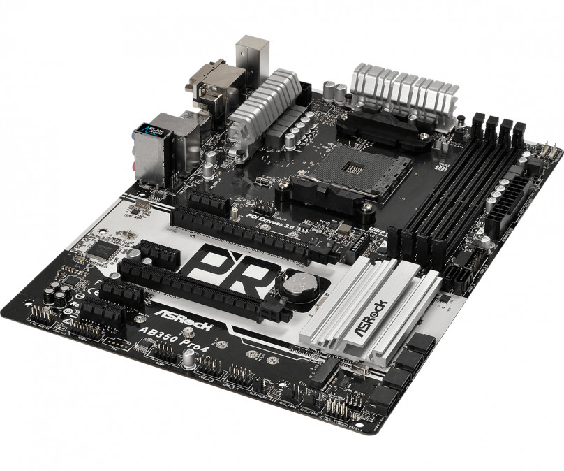ASRock AM4 AB350 Pro4 (90-MXB510-A0UAYZ) PC