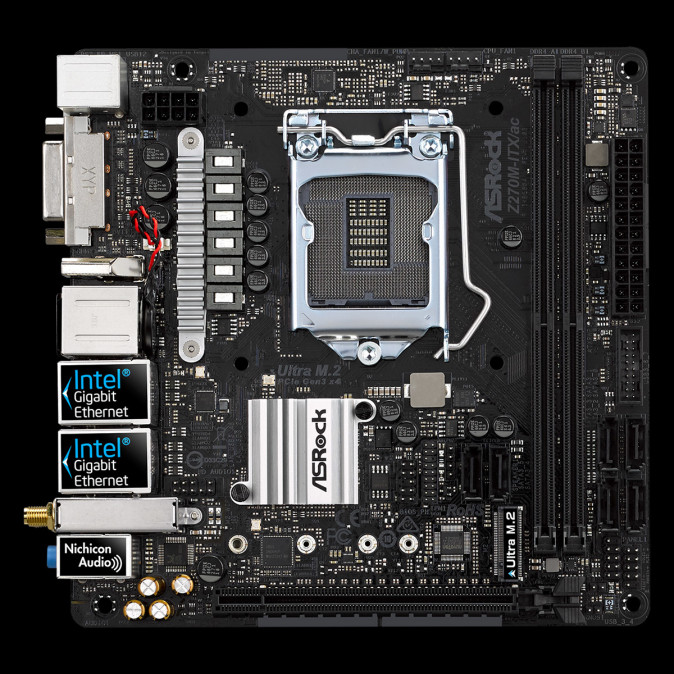 ASRock 1151 Z270M-ITX/ac (90-MXB3K0-A0UAYZ) PC