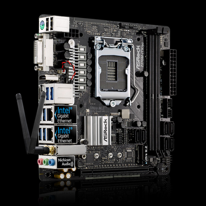 ASRock 1151 Z270M-ITX/ac (90-MXB3K0-A0UAYZ) PC