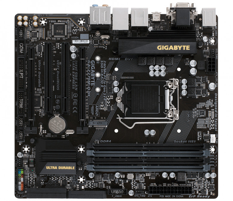 GIGABYTE 1151 GA-Z270M-D3H PC