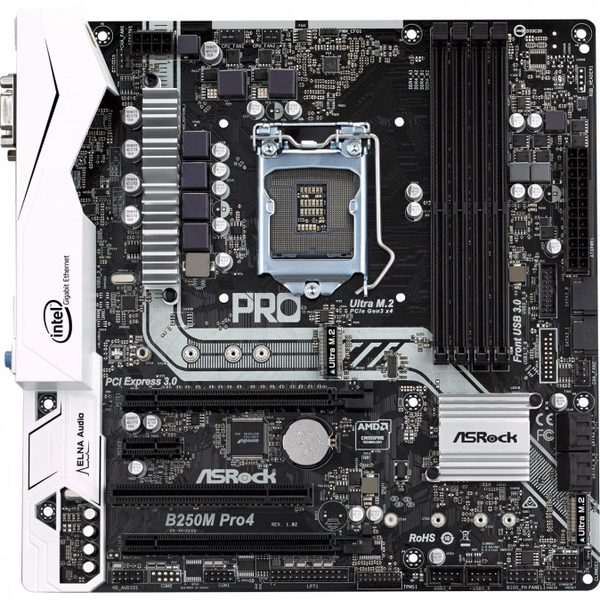 ASRock 1151 B250M Pro4 (90-MXB3C0-A0UAYZ) PC