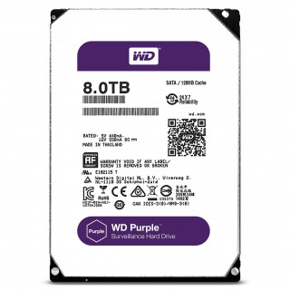 Western Digital Purple 8TB 3.5" SATA3 5400RPM 128MB (WD80PUZX) PC