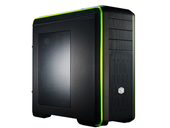 Cooler Master CM 690 III - Fekete /Zöld CMS-693-GWN1 PC