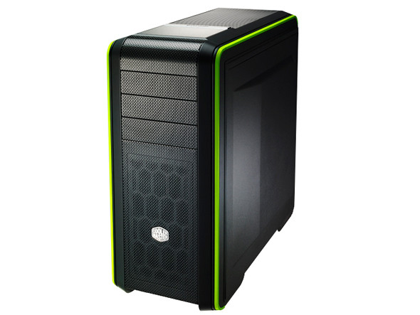 Cooler Master CM 690 III - Fekete /Zöld CMS-693-GWN1 PC
