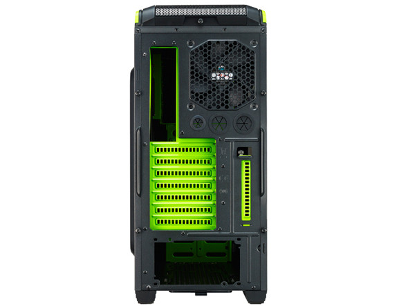 Cooler Master CM 690 III - Fekete /Zöld CMS-693-GWN1 PC