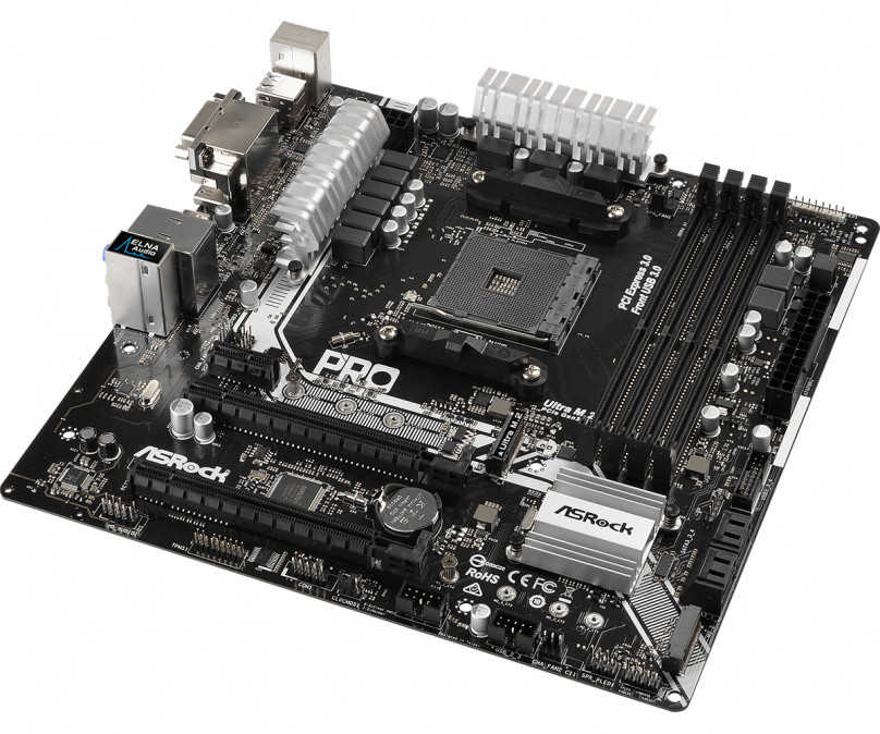 ASRock AM4 AB350M Pro4 (90-MXB520-A0UAYZ) PC