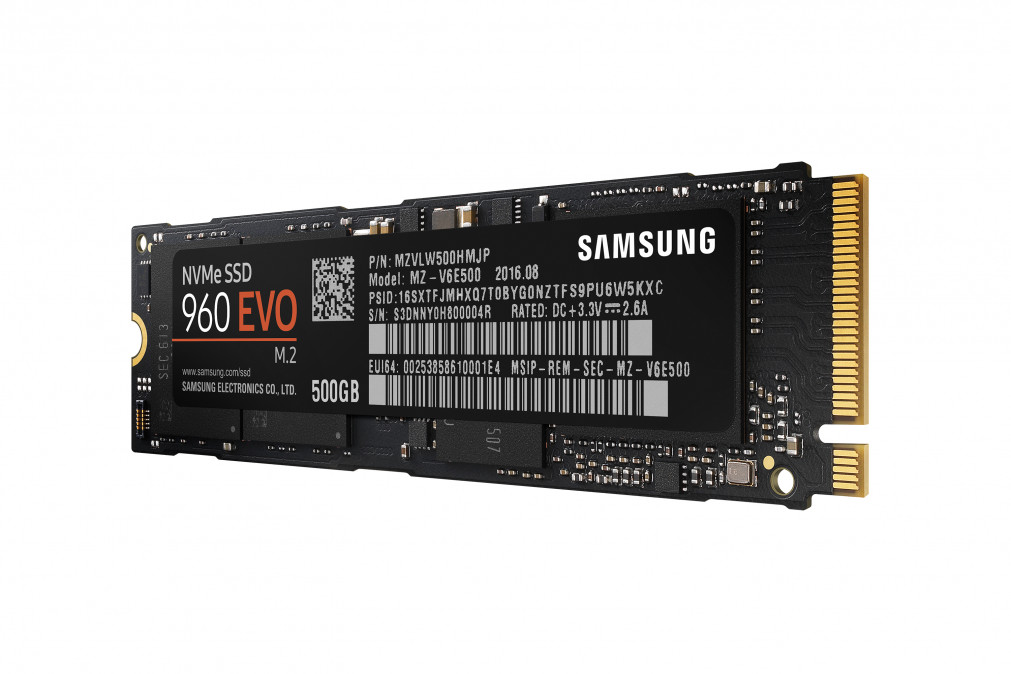 Samsung 960 Evo 500GB NVMe [M.2/2280] MZ-V6E500BW PC