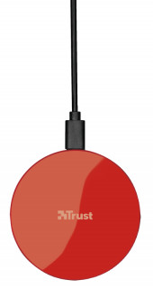 Trust 22863 Primo10 Fast gyors vezeték nélküli okostelefon töltő (Piros) Mobil