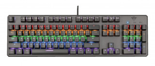 Trust 23089 GXT 865 Asta Mechanical Keyboard HU PC