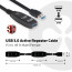 CLUB3D USB 3.0 Active Repeater 15m kábel thumbnail
