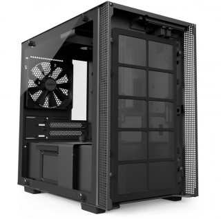 NZXT H200I Fekete (Táp nélküli) ablakos mini-ITX ház PC