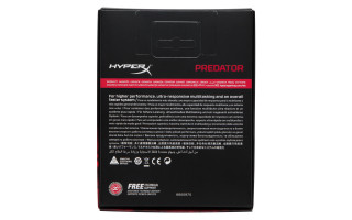Kingston 16GB/3200MHz DDR-4 HyperX Predator XMP (Kit! 4db 4GB) (HX432C16PB3K4/16) memória PC