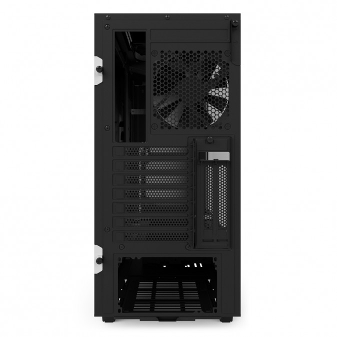 NZXT H500I Fekete-Fehér (Táp nélküli) ablakos ATX ház PC
