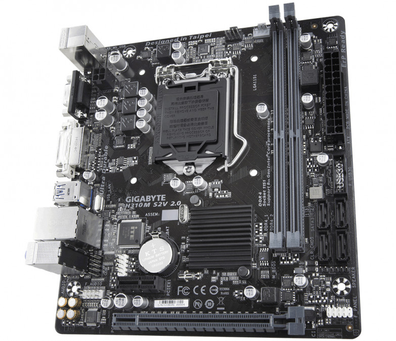 Gigabyte H310M-S2V Intel H310 LGA1151 mATX alaplap PC