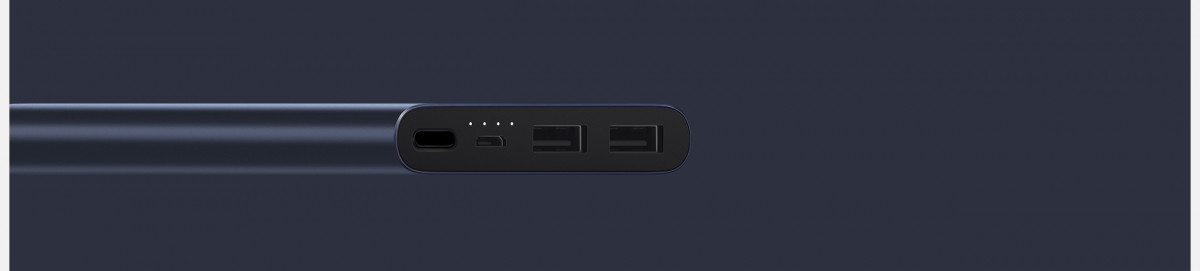 Xiaomi Mi Power Bank 2S 10000mA fekete power bank Mobil