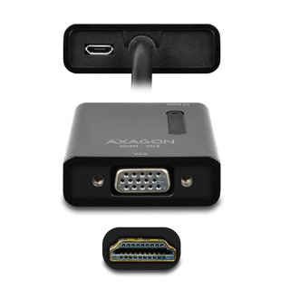 Axagon RVH-VG2 HDMI - VGA adapter PC