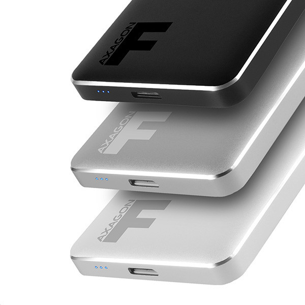 Axagon ADSA-1S6 USB 3.0 szürke külső SATA3 HDD/SSD ház PC
