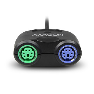 Axagon ADPS-50 USB 2.0 - 2 db PS2 aktív adapter PC