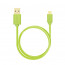 Axagon BUMM-AM15QG USB 2.0 A - micro USB 2.0 B 1,5 m zöld kábel thumbnail