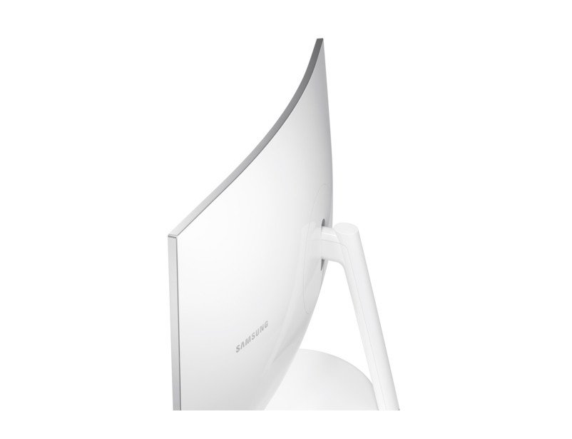 Samsung 27" C27H711QEU QLED WQHD HDMI Mini-Display port ívelt kijelzős fehér-ezüst monitor PC