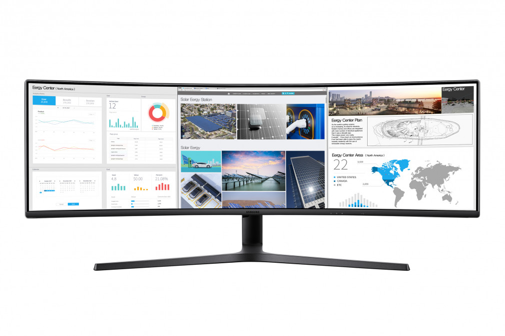 Samsung 49" C49J890DKU LED 4K HDMI Display port 144Hz ívelt kijelzős monitor PC