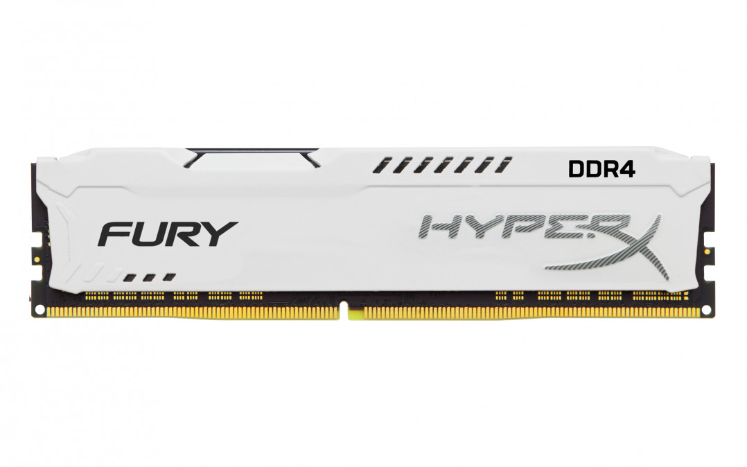 Kingston 8GB/2400MHz DDR-4 1Rx8 HyperX FURY fehér (HX424C15FW2/8) memória PC