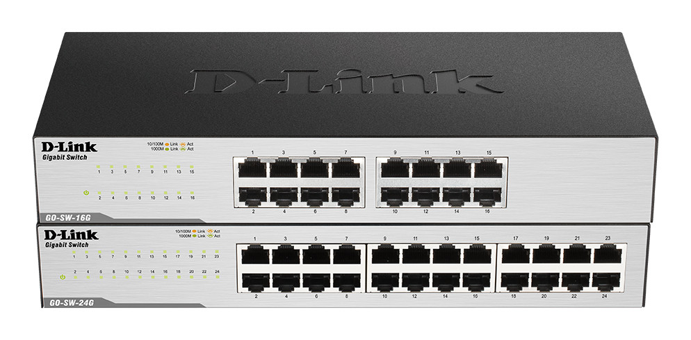 D-Link 16-Port GIGABIT EASY DESKTOP SWITCH PC